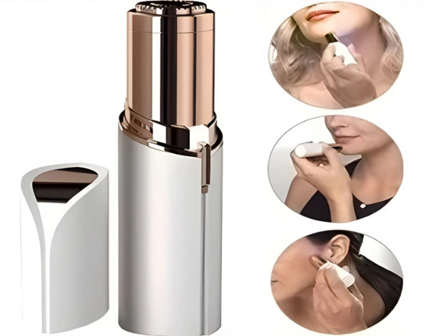 Depilador Batom Portátil USB – Remoção de Pelos Facial e Corporal sem Dor
