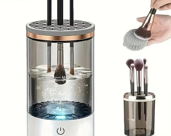 Limpador de Pincéis de Maquiagem Elétrico USB | Praticidade e Higiene para Sua Beleza