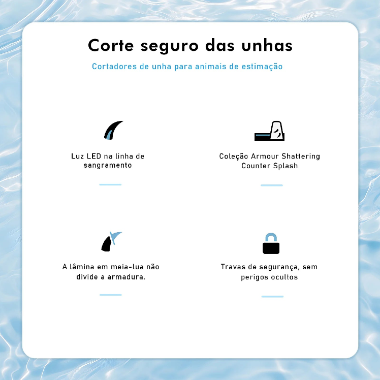 Cortador de Unha com LED para Pets – Segurança, Precisão e Conforto no Cuidado com seu Melhor Amigo