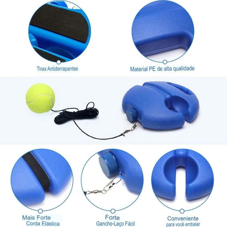 Equipamento de Treinamento de Tênis com Bola de Recuperação – Treine Quando e Onde Quiser