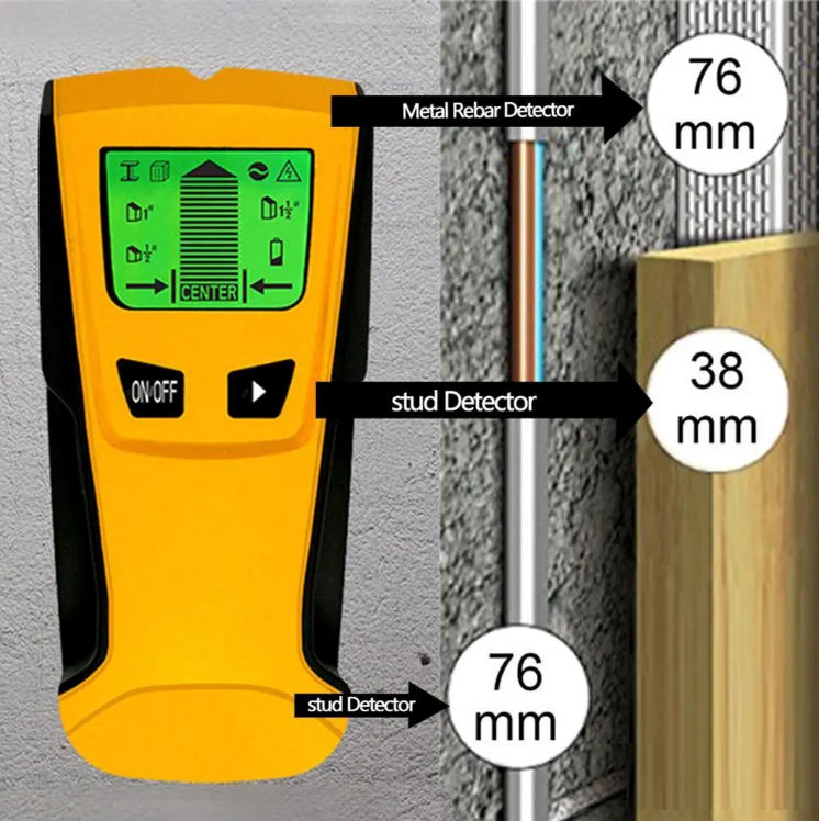 Detector de Barreiras - Scanner de Parede 3 em 1 | Segurança Total em Cada Furo