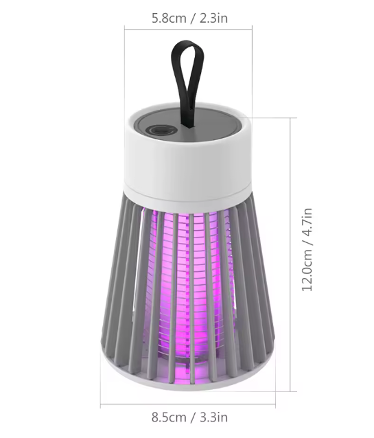 Luminária Abajur Mata Mosquito UV – Proteção, Estilo e Tecnologia em um Só Produto