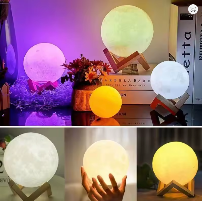 Luminária de Lua – Um Toque Celestial na Sua Decoração
