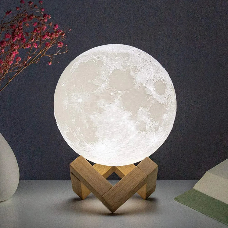 Luminária de Lua – Um Toque Celestial na Sua Decoração
