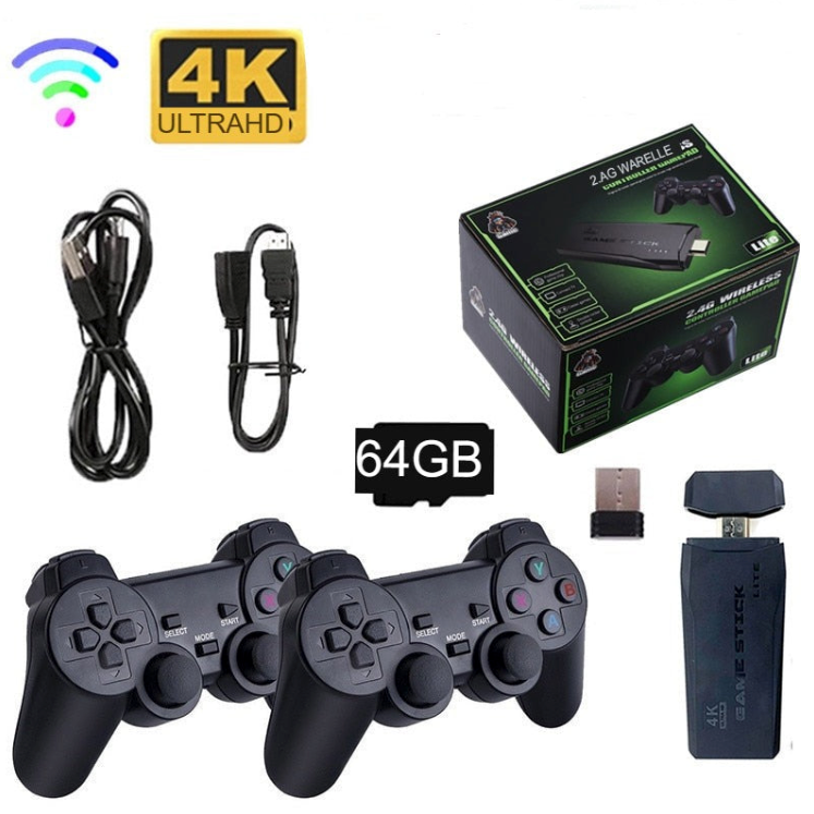 Game Stick 4K Retrô com +10.000 Jogos – Diversão Nostálgica em Alta Definição