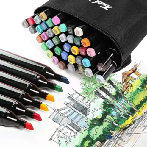 Kit Livro de Colorir CAPIVARA (Roxo) + 48 Canetas – Diversão Criativa com o Animal Mais Fofo do Brasil