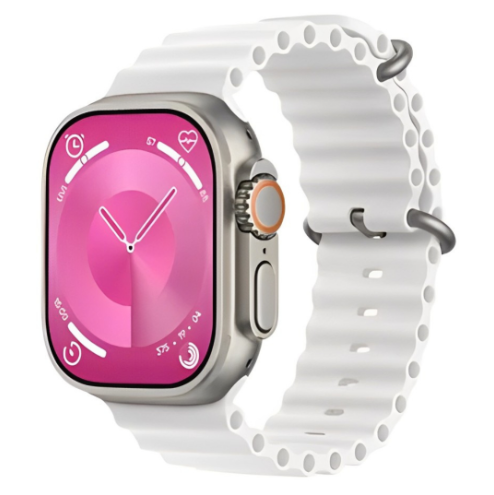 Smartwatch GS9 Ultra Mini 41mm – Branco com 2 Pulseiras Exclusivas