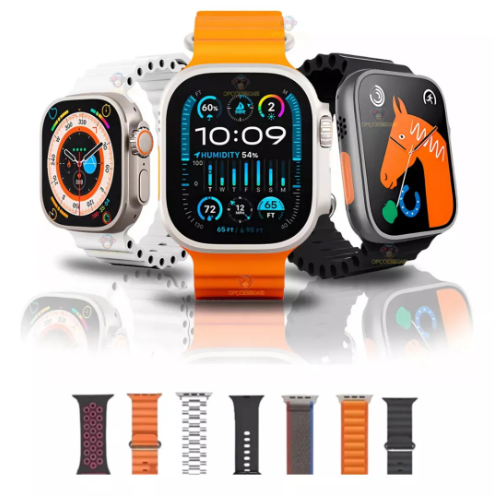Smartwatch Ultra 9 – Tela Gigante 49mm + 7 Pulseiras Incríveis