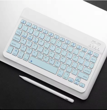 Kit Teclado + Mouse Sem Fio Bluetooth AN-030 Verde – Estilo, Conectividade e Liberdade para Seu Dia a Dia