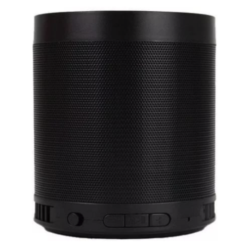 Caixa de Som Q3 Bluetooth com LED e Suporte para Celular – Preta