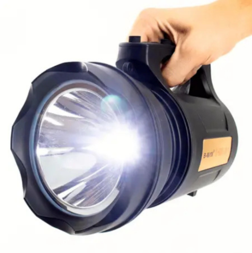 Lanterna LED Holofote Recarregável TD-6000A – Iluminação Profissional para Aventuras Extremas