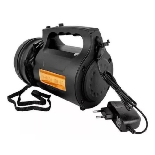 Lanterna LED Holofote Recarregável TD-6000A – Iluminação Profissional para Aventuras Extremas