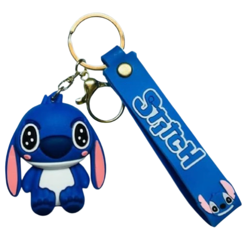 Chaveiro Pingente Animação Premium Emborrachado Kids – Azul