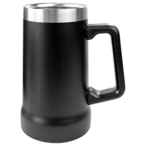 Caneca Térmica Inox de Cerveja 709ml – Preto