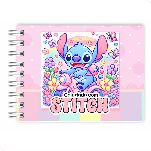 Livro de Colorir Infantil LIL. STI. (Rosa) – Animação Kids
