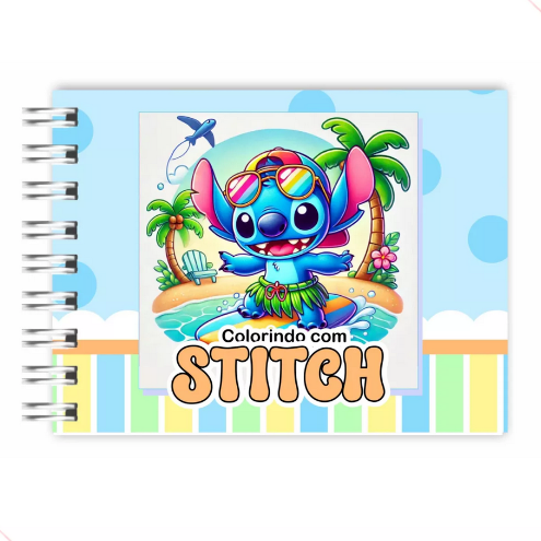 Livro de Colorir Infantil LIL. STI. (Azul) – Animação Kids