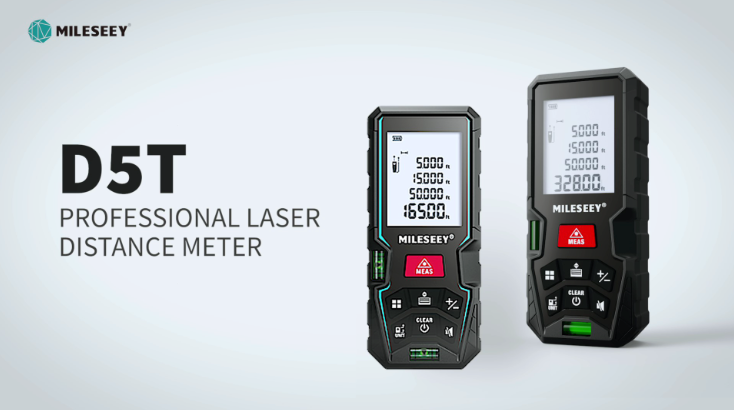 MILESEEY D5T – Trena Laser Medição Precisa com Tecnologia Bluetooth