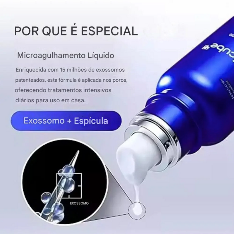 Sérum facial com microagulhamento Zero Exosome Shot 2000ppm e 7500ppm