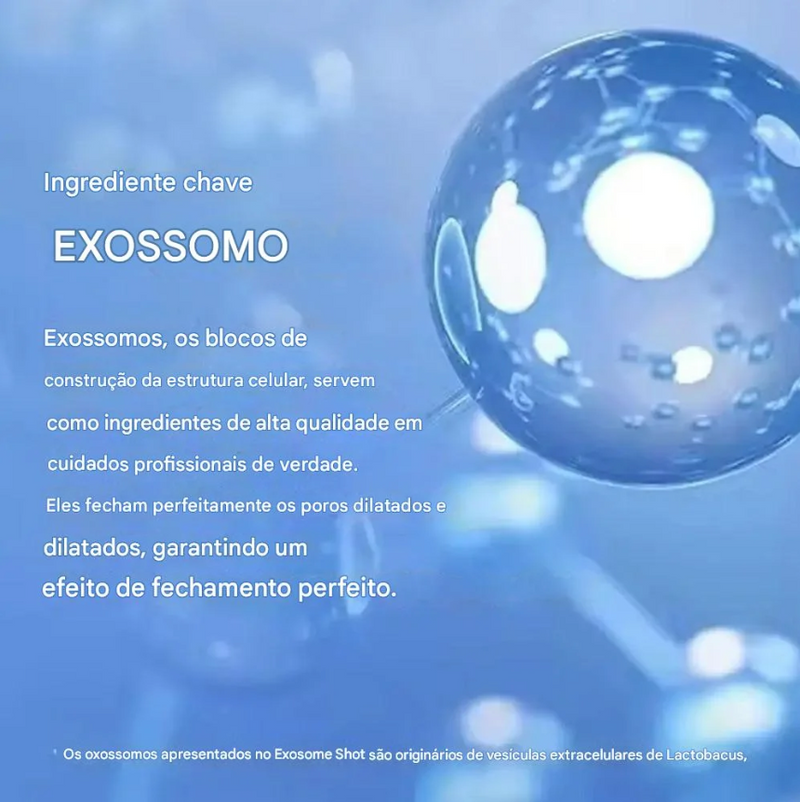 Sérum facial com microagulhamento Zero Exosome Shot 2000ppm e 7500ppm