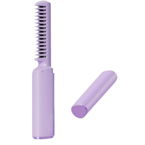 Mini Pente Alisador Elétrico Portátil 110V-220V – Cabelos Lisos, Brilhantes e Sem Frizz em Minutos