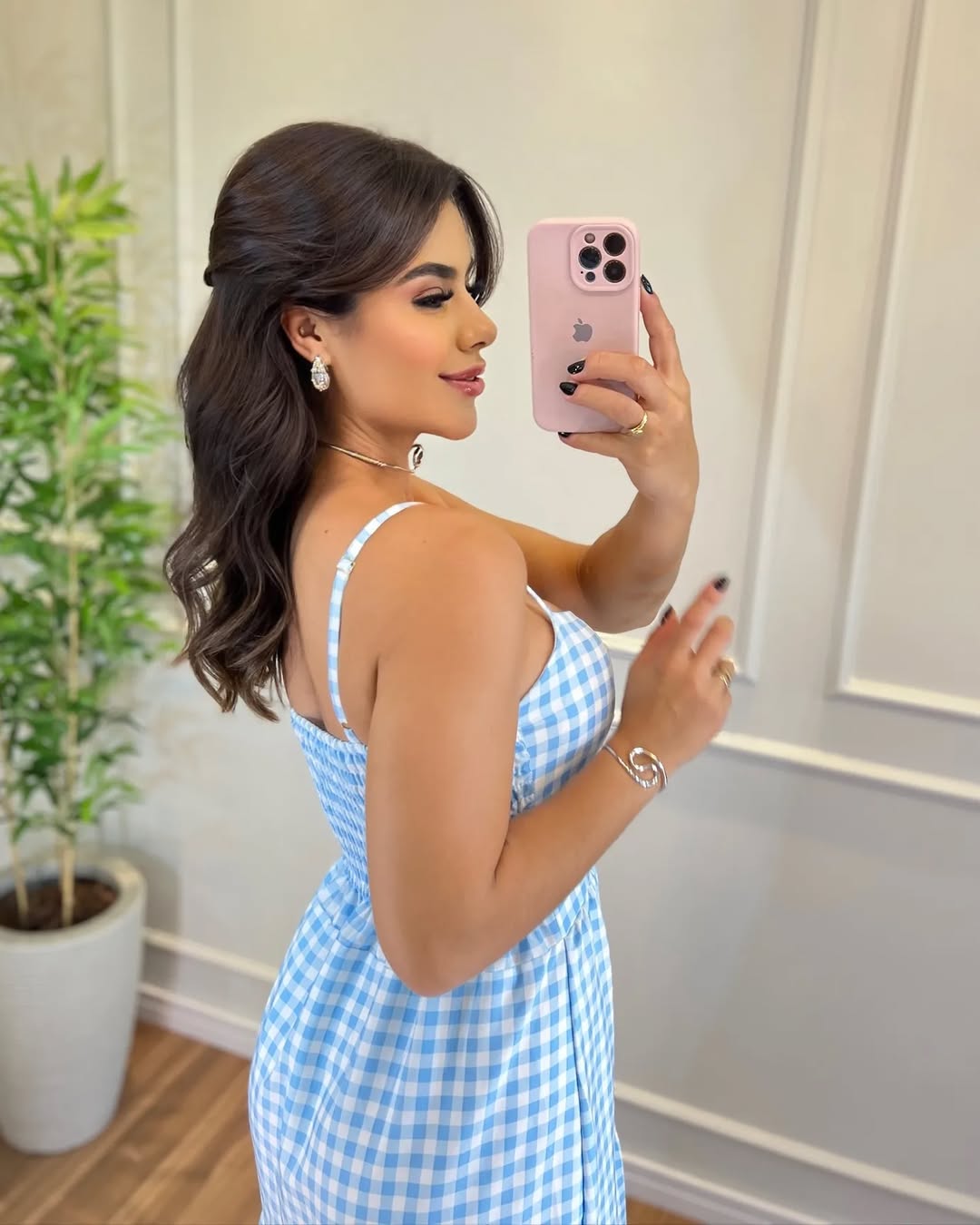 Vestido Bojo Midi Feminino - Azul Claro