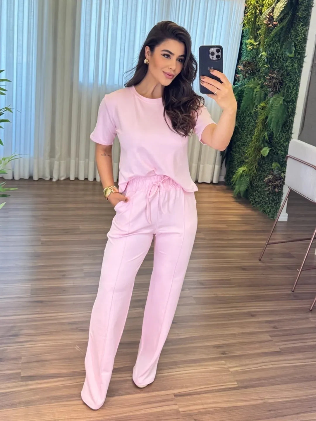 Conjunto Cloe Feminino - Rosa