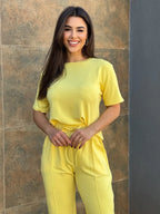 Conjunto Cloe Feminino - Amarelo