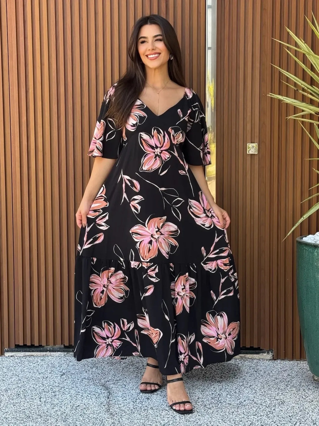 Vestido Jade Feminino - Preto