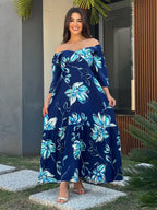 Vestido Jade Feminino - Azul