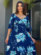 Vestido Jade Feminino - Azul