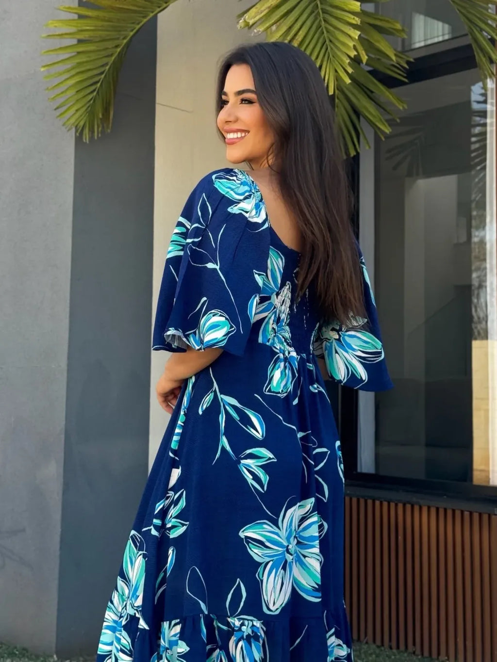 Vestido Jade Feminino - Azul