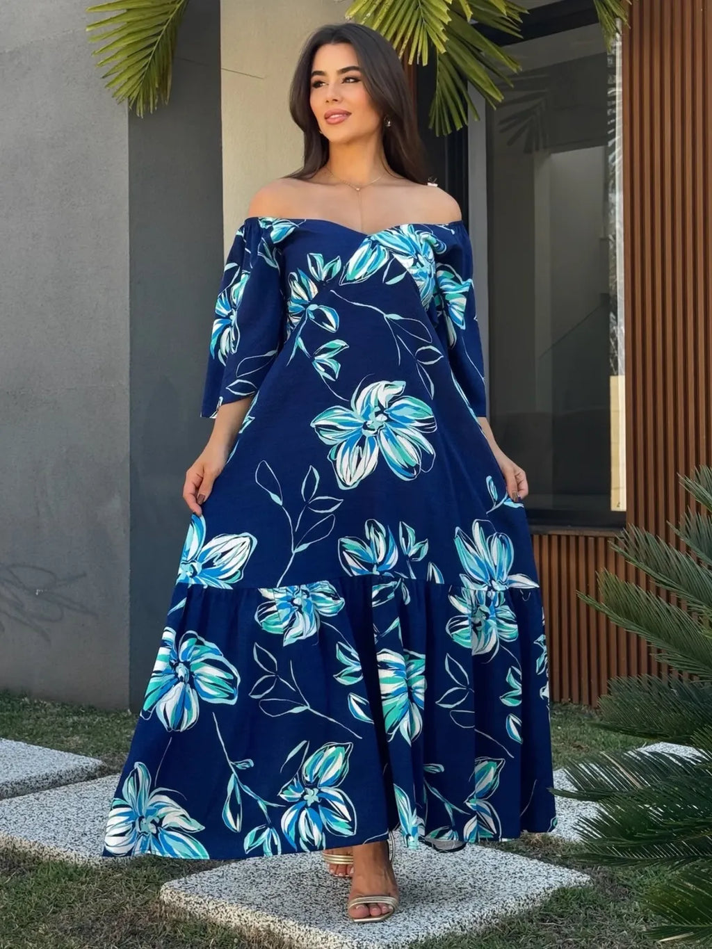 Vestido Jade Feminino - Azul