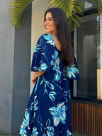 Vestido Jade Feminino - Azul