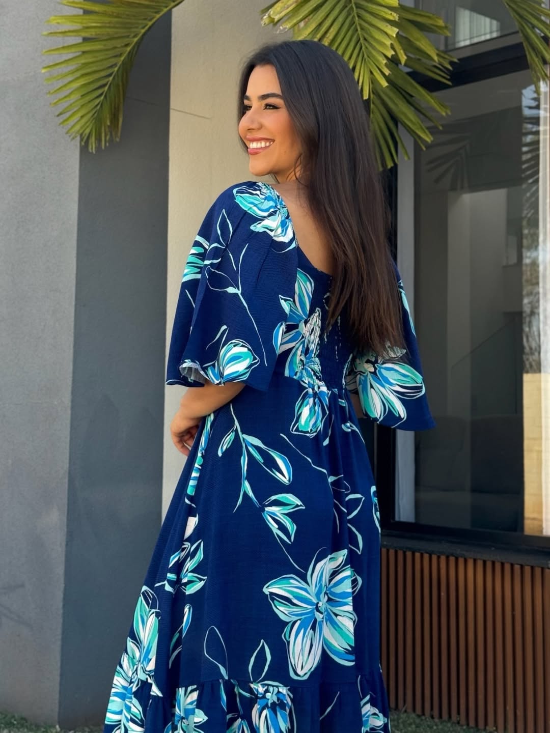 Vestido Jade Feminino - Azul