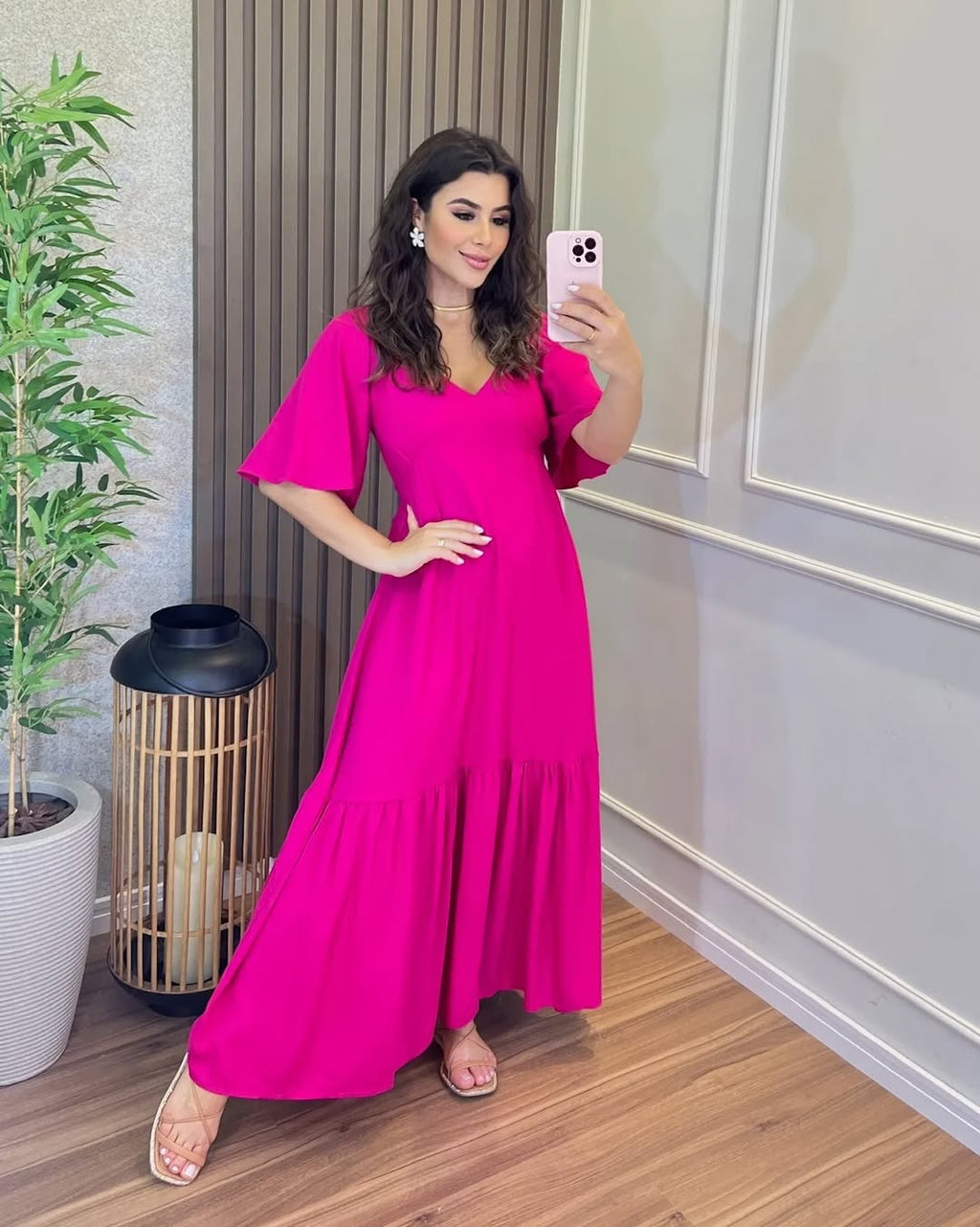 Vestido Jade Feminino - Pink