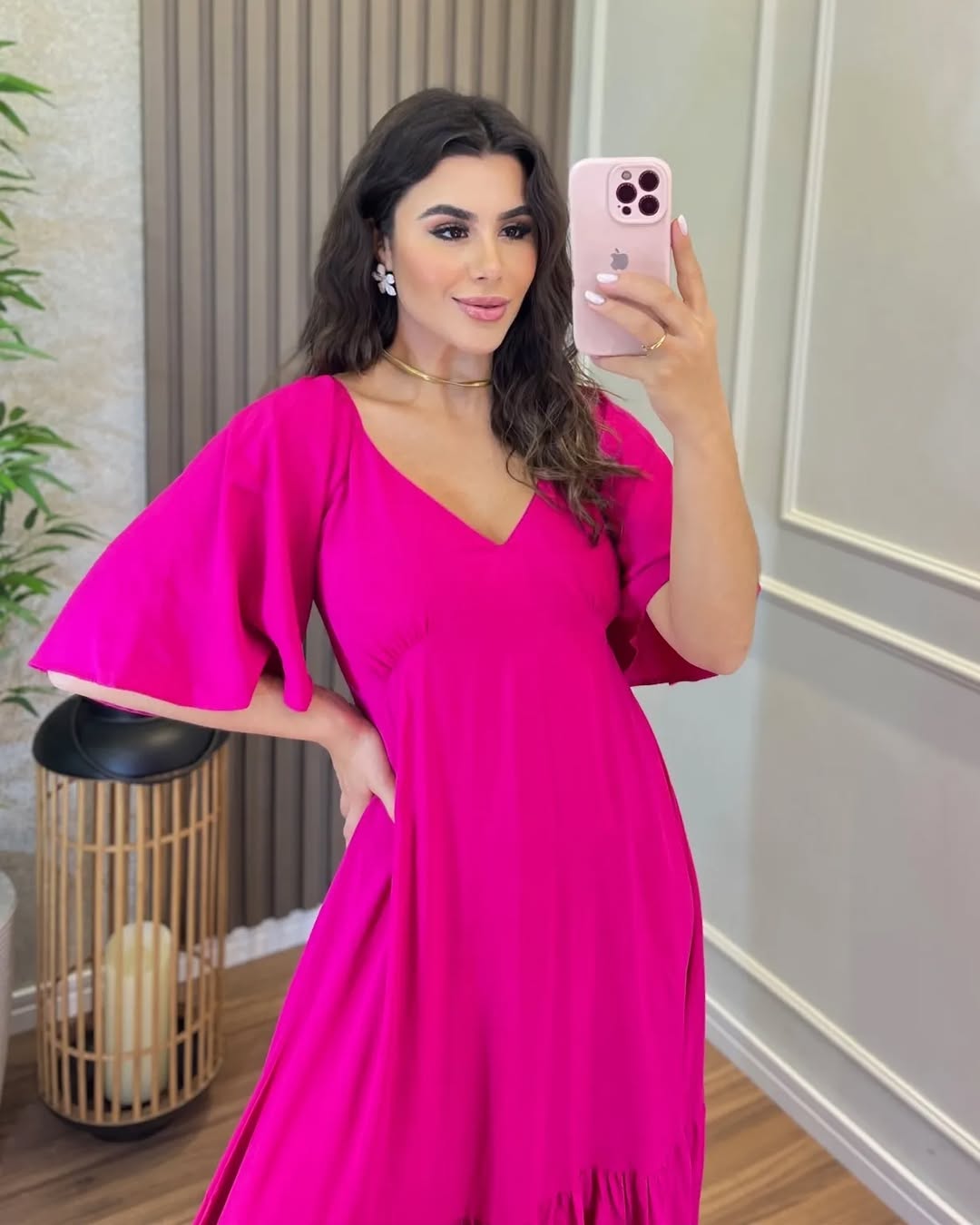Vestido Jade Feminino - Pink
