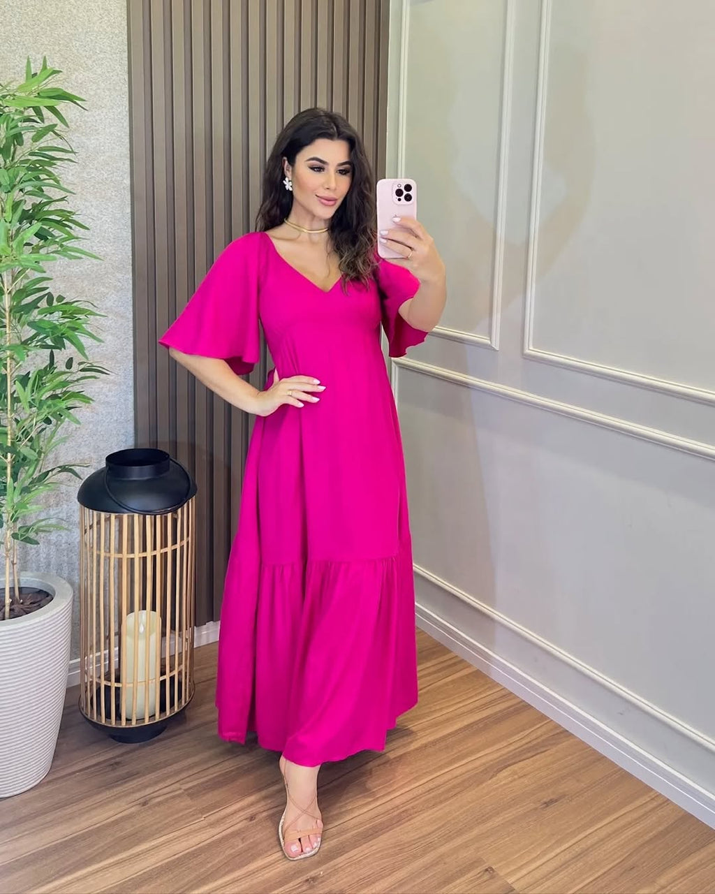 Vestido Jade Feminino - Pink