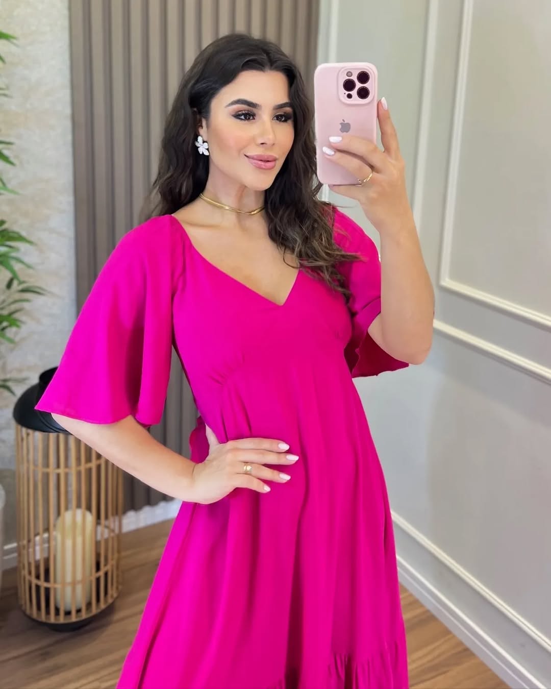 Vestido Jade Feminino - Pink