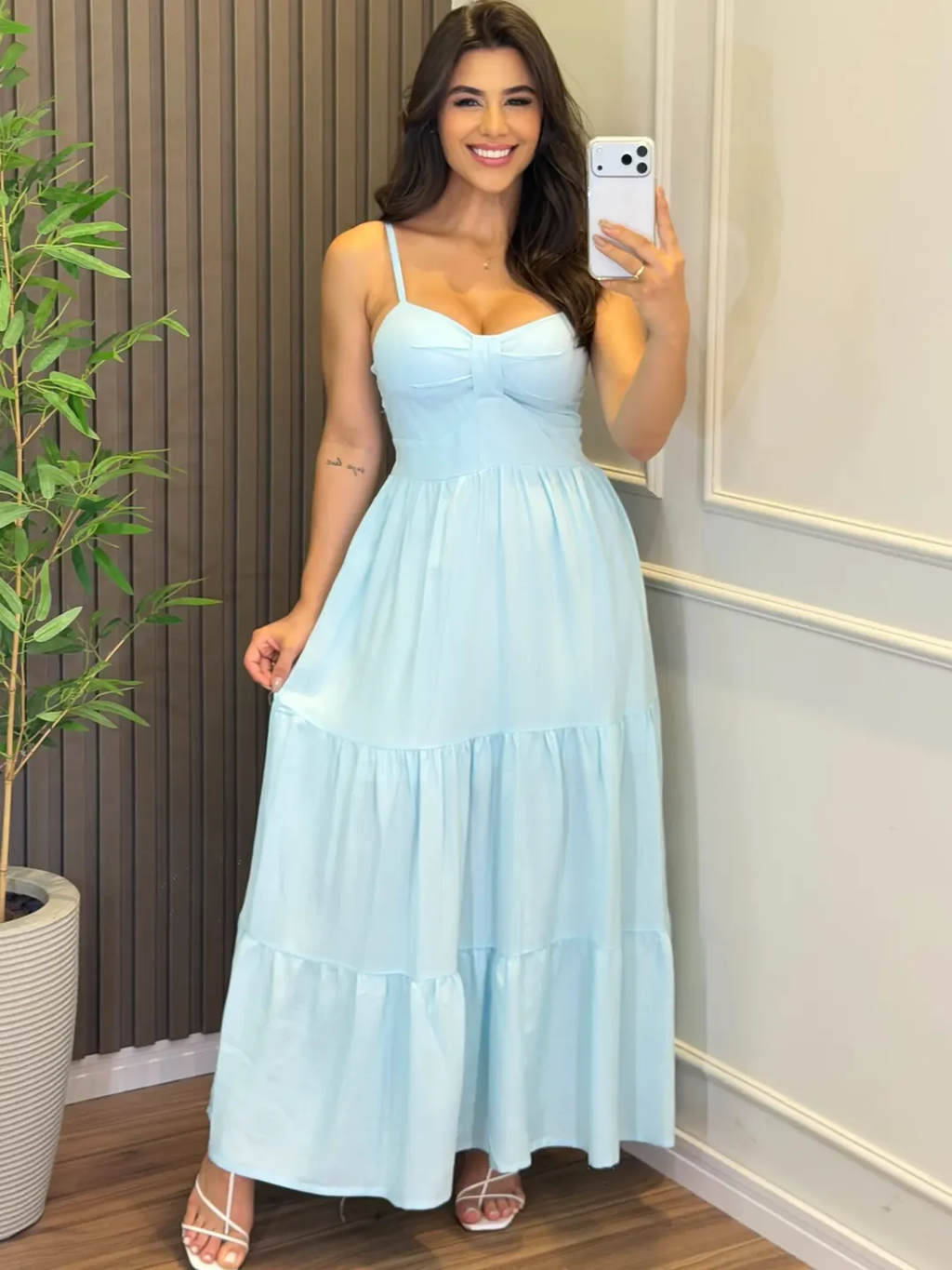 Vestido Mari Feminino - Azul Candy