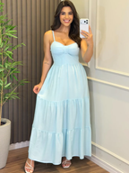 Vestido Mari Feminino - Azul Candy