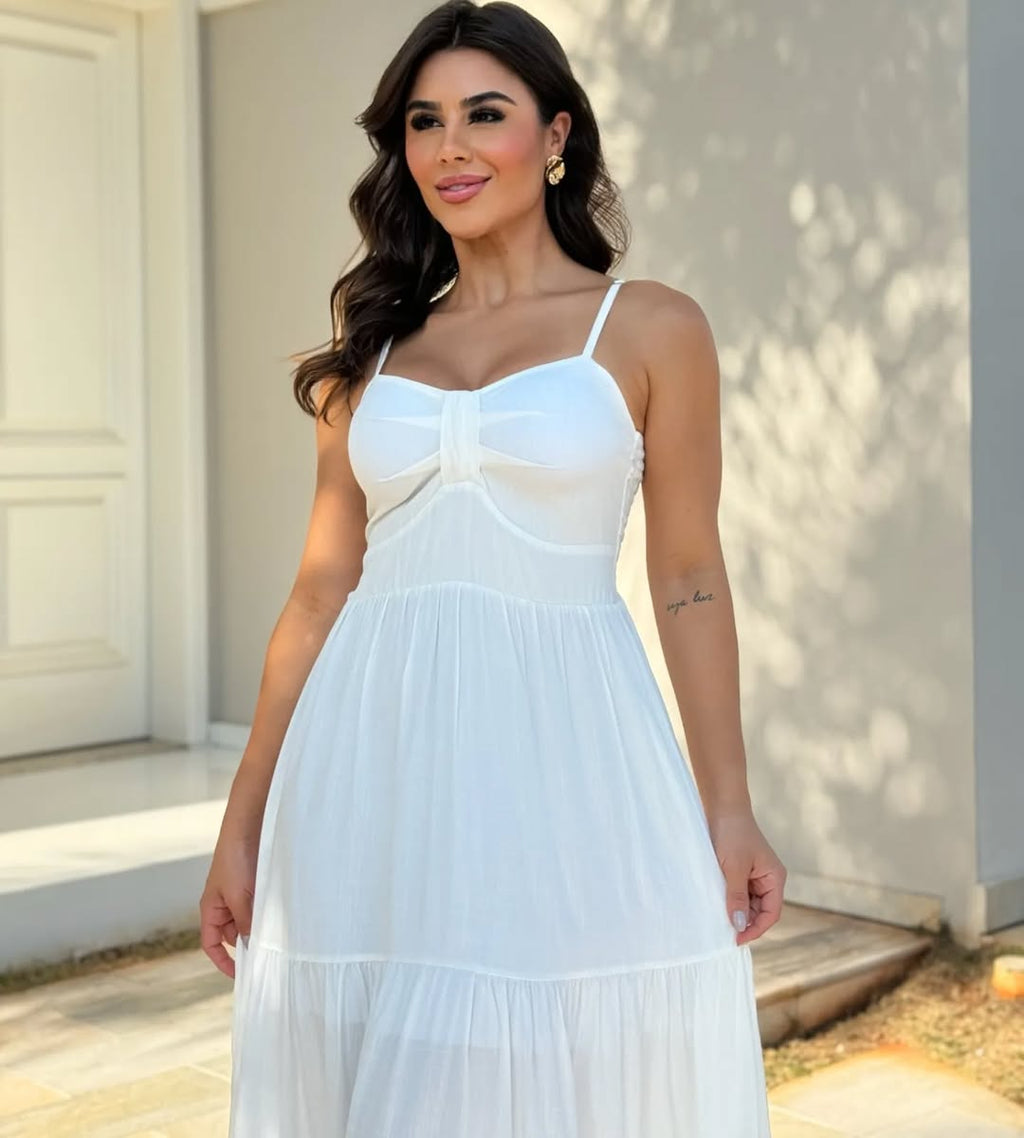 Vestido Mari Feminino - Branco