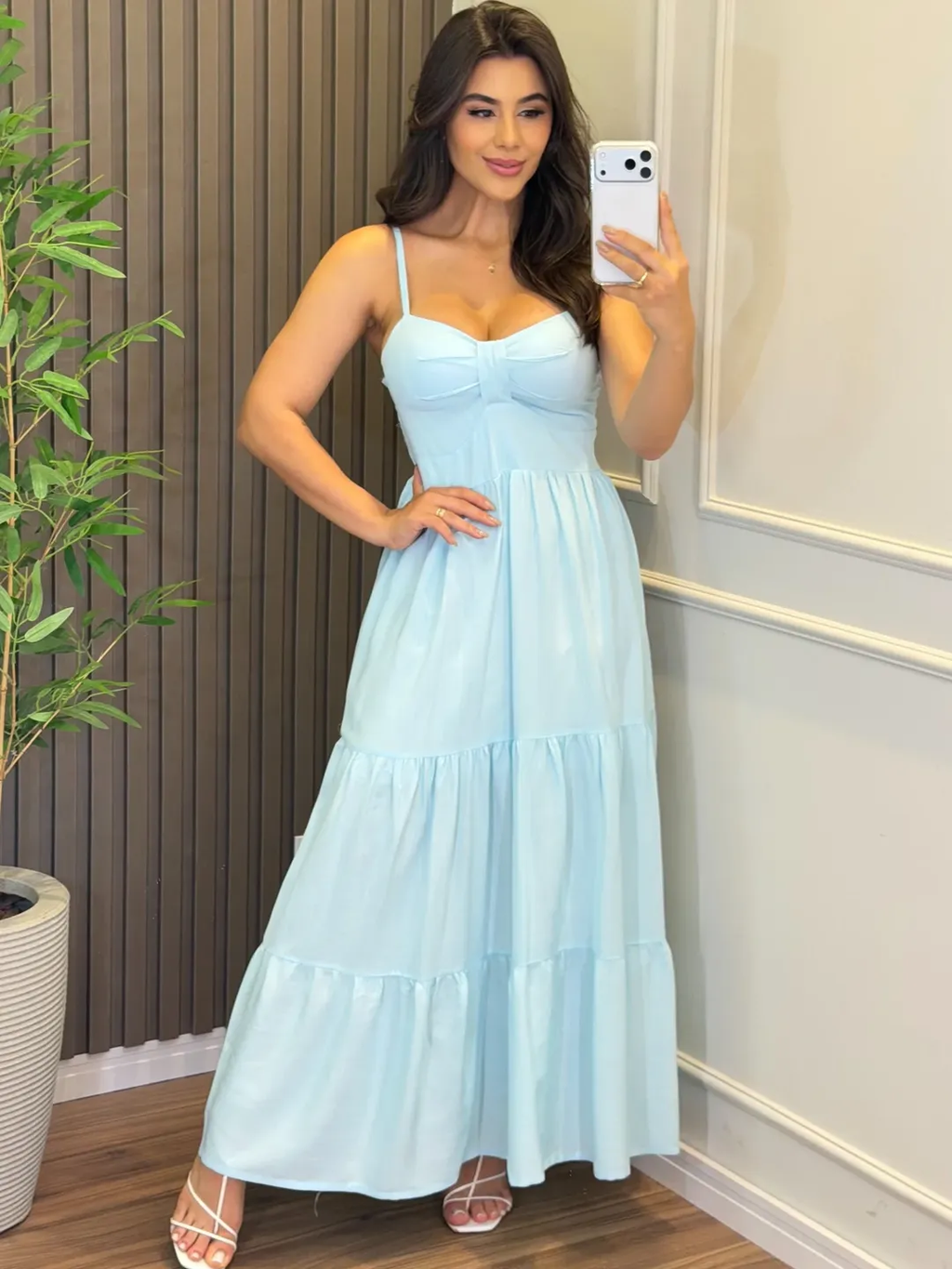 Vestido Mari Feminino - Azul Candy