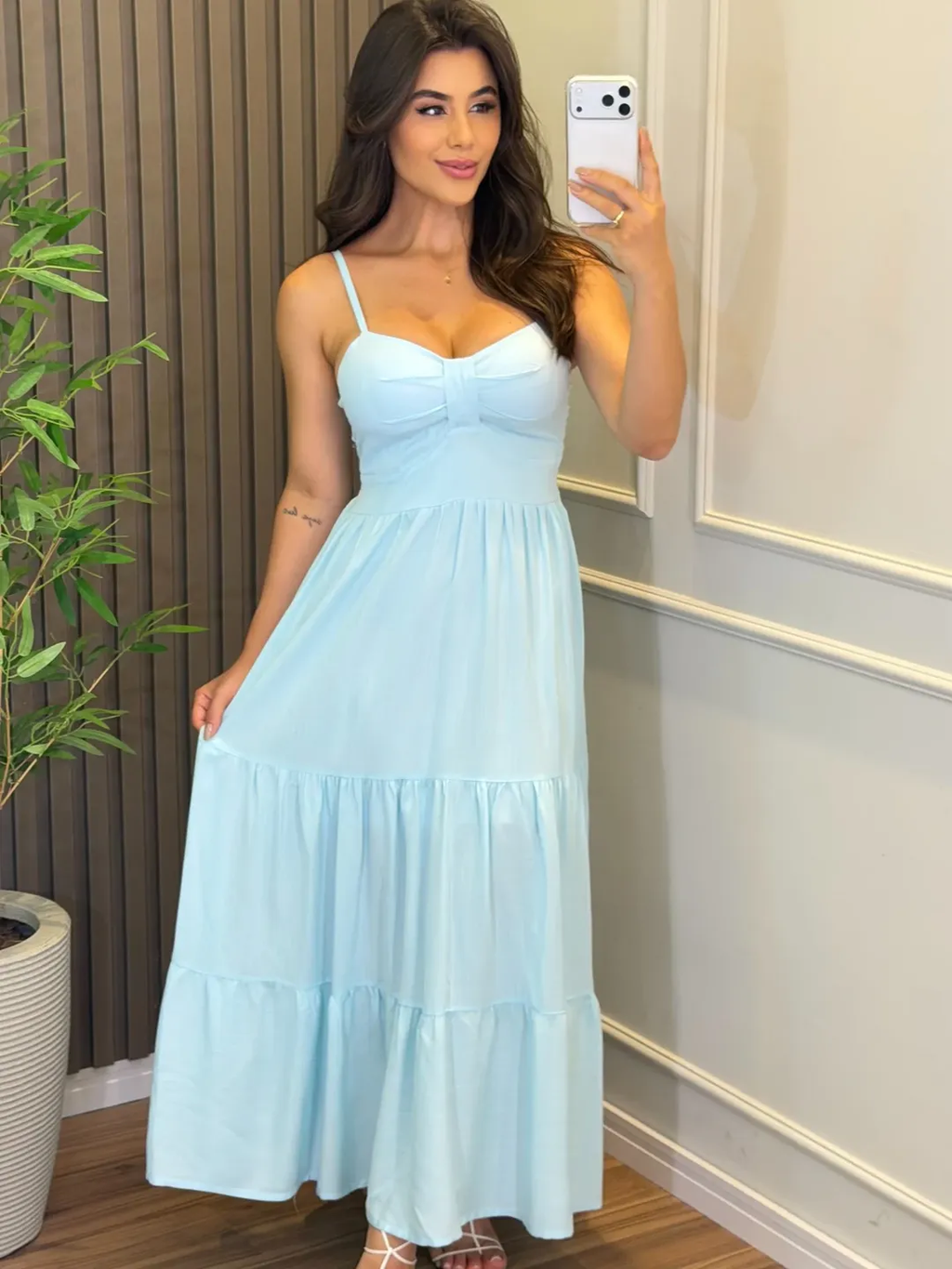 Vestido Mari Feminino - Azul Candy