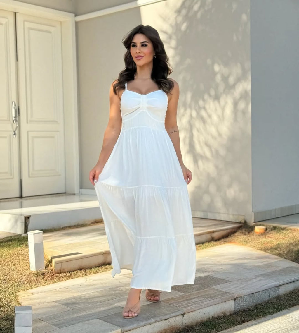 Vestido Mari Feminino - Branco