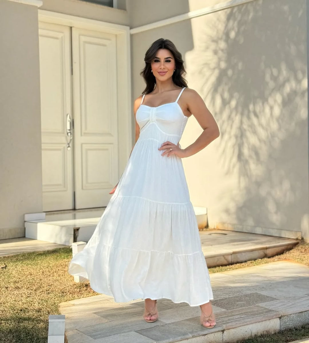 Vestido Mari Feminino - Branco