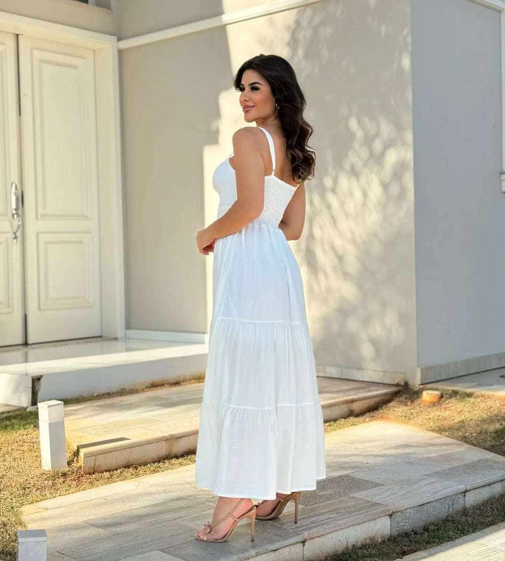 Vestido Mari Feminino - Branco