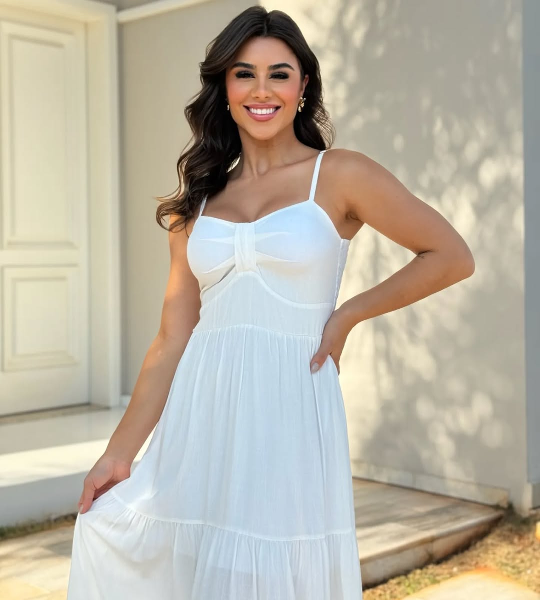 Vestido Mari Feminino - Branco