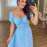 Vestido Olivia Feminino - Azul Claro