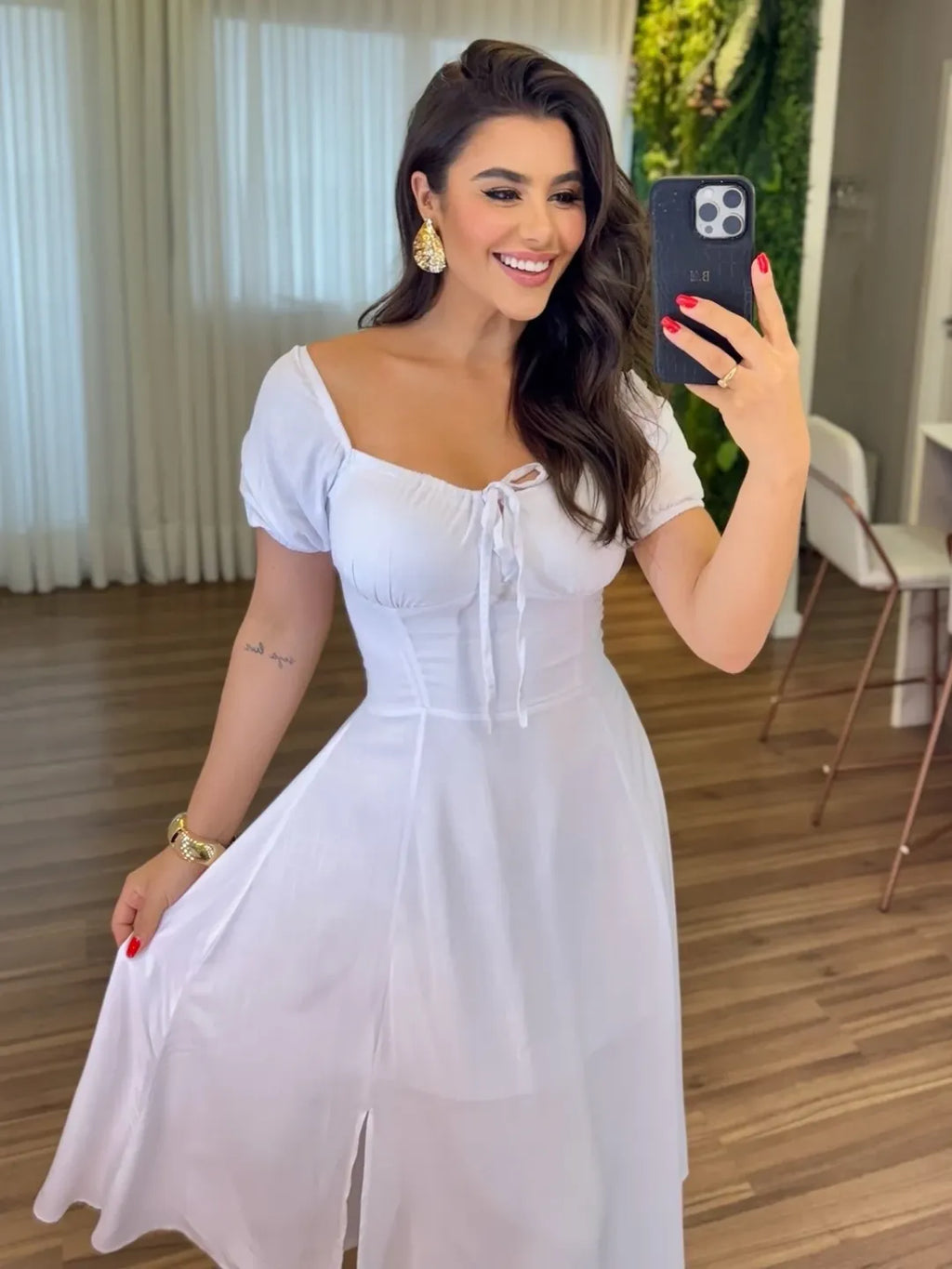 Vestido Olivia Feminino - Branco