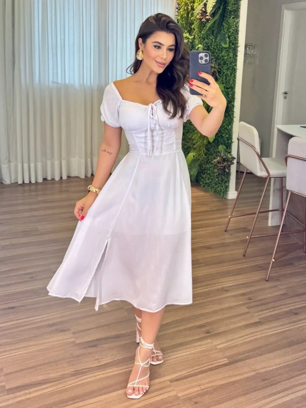 Vestido Olivia Feminino - Branco